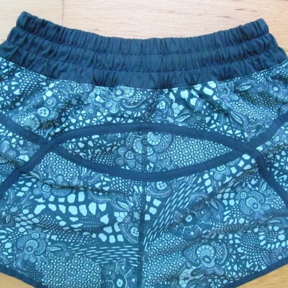 LULULEMON Tracker Shorts IV Pretty Lace Bali Breeze Alberta Lake Run Gym Lift 4 - Picture 5 of 10